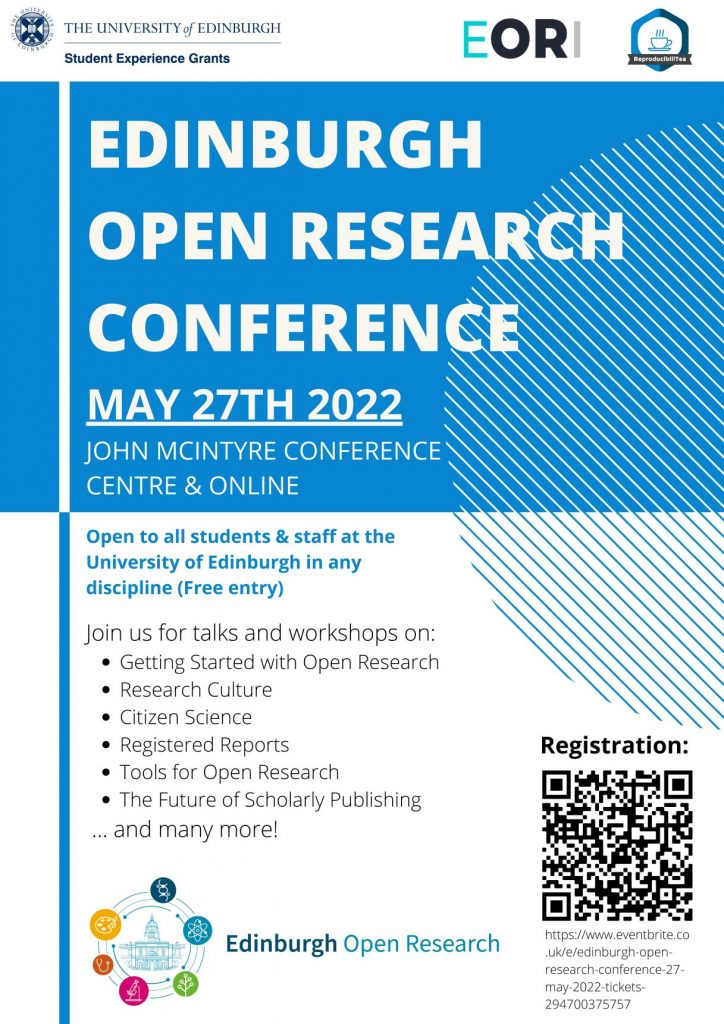 Edinburgh Open Research Conference poster